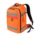 DICOTA Hi-Vis zaino Arancione Polietilene tereftalato (PET), Poliuretano termoplastico (TPU)