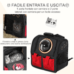 PawHut-Zaino-con-Oblo-per-Gatti-e-Cani-di-Piccola-Taglia-Pieghevole-in-Tessuto-Oxford-Nero-e-Rosso-38x24x38cm