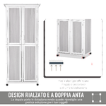 Outsunny-Casetta-Porta-Attrezzi-in-Legno-di-Abete-a-3-Livelli-con-Tetto-in-Bitume-77x58x175-cm-Grigio