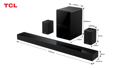 TCL-Q-Soundbar-Q85H-7.1.4-canali-Dolby-Atmos-con-Subwoofer-integrato-1020W