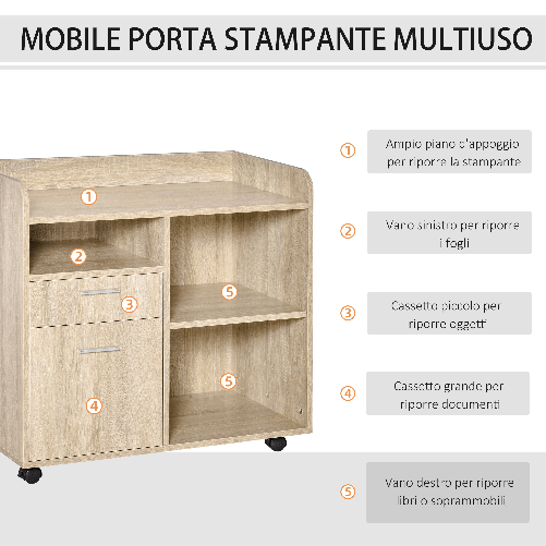 Vinsetto-Mobile-multiuso-con-4-Ruote-Rovere-80x40x72cm