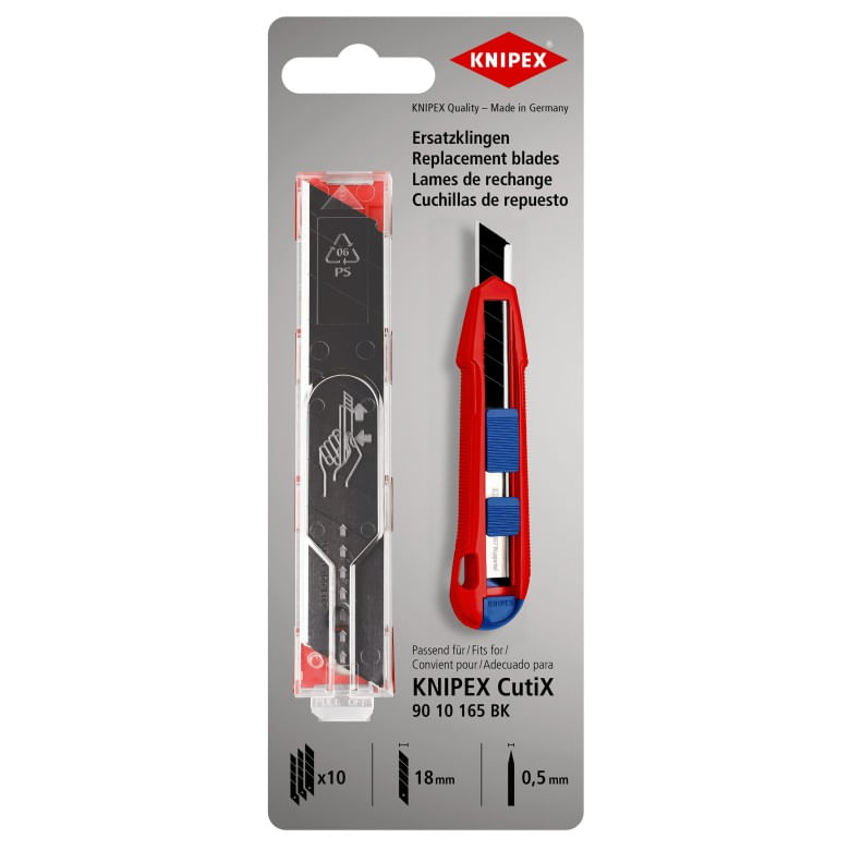 Lame-di-ricambio-KNIPEX-per-coltelli-universali-CutiX--10x-