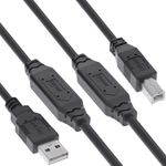 InLine Cavo attivo USB 2.0, da spina USB-A a spina USB-B, 25m