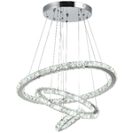 HOMCOM-Lampadario-a-Sospensione-con-3-Anelli-Regolabili-Luci-a-LED-e-Cristalli-Ø60-x-110cm