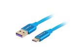 Kabel-Lanberg-Premium-CA-USBO-21CU-0005-BL--USB-2.0-Typ-A---USB-2.0-Typ-C-050-m-Farbe-blau---CA-USBO-21CU-0005-BL-