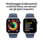 Apple-Watch-Series-10-Serie-10-GPS-42mm-Cassa-in-Alluminio-Color-Argento-con-Denim-Sport-Band---S-M