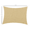Outsunny-Vela-Ombreggiante-Rettangolare-4x3-m-Beige-in-HDPE-con-Accessori-e-Borsa-da-Viaggio-Inclusi