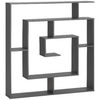 HOMCOM-Libreria-Moderna-in-Legno-Truciolato-con-Ripiani-Irregolari-per-Camera-da-Letto-Studio-e-Soggiorno-125x22x129-cm