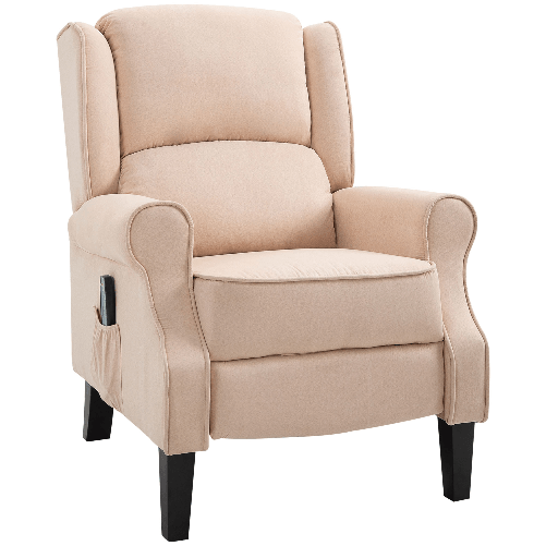 HOMCOM-Poltrona-Relax-Massaggiante-Reclinabile-con-Telecomando-78x83x101cm-Crema