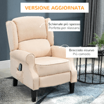 HOMCOM-Poltrona-Relax-Massaggiante-Reclinabile-con-Telecomando-78x83x101cm-Crema