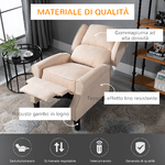 HOMCOM-Poltrona-Relax-Massaggiante-Reclinabile-con-Telecomando-78x83x101cm-Crema