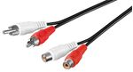 Wentronic-Goobay-Cavo-di-prolunga-RCA-25-m---2x-connettori-RCA--audio-sinistra-destra---2x-prese-RCA--audio-sinistra-des