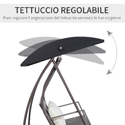 Outsunny-Dondolo-da-Giardino-3-Posti-in-Rattan-PE-e-Metallo-con-Tettuccio-e-Cuscini-Sfoderabili-198x124x179cm-Marrone