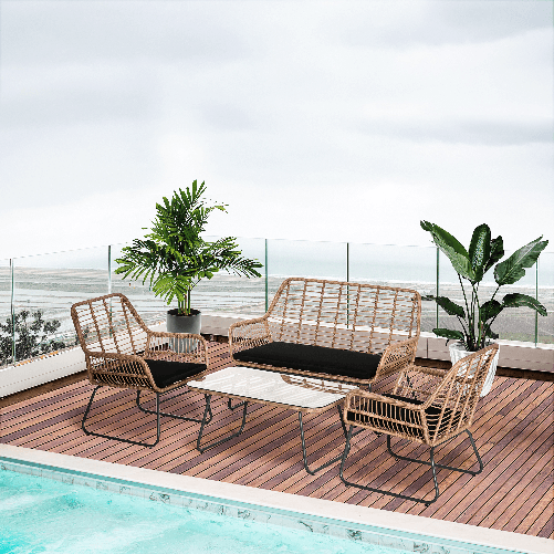 Outsunny-Set-Mobili-da-Giardino-Stile-Boho-in-Rattan-PE-con-2-Poltrone-Divanetto-e-Tavolino