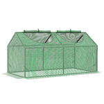 Outsunny-Serra-da-Giardino-con-Copertura-in-PE-Picchetti-e-Bordi-Estesi-120x60x60cm-Verde