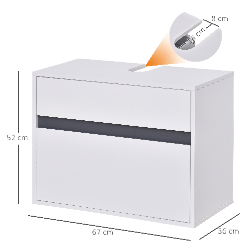 HOMCOM-Mobiletto-Sottolavabo-e-Copricolonna-in-Legno-Bianco-per-il-Bagno-67x36x52cm