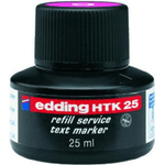 Edding HTK 25 ricarica per evidenziatori (edding HTK 25 Bottled Refill Ink for Highlighter Pens 25ml Pink - 4-HTK25009)