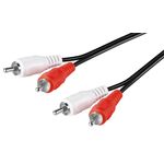 Goobay Wentronic Goobay Cinch-Verbindungskabel, 1.5 m - 2x Cinch-Stecker (Audio links/rechts) > 2x Cinch