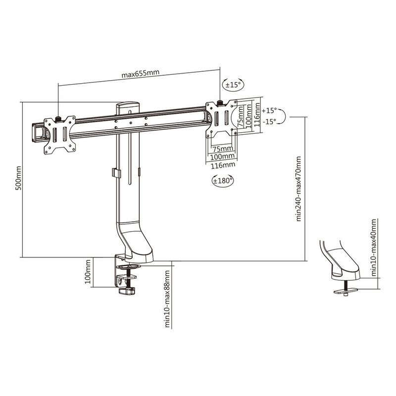 ACT-AC8322-scrivania-a-pannello-piatto-686-cm--27---Portaoggetti-porta-Nero