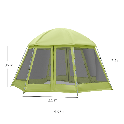 Tenda da Spiaggia Campeggio per 2-3 150x115x110 cm con Tasche