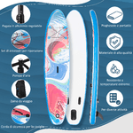 Outsunny-SUP-Gonfiabile-con-Pagaia-Zaino-di-Trasporto-e-Accessori-300x76x15cm-Blu-e-Bianco