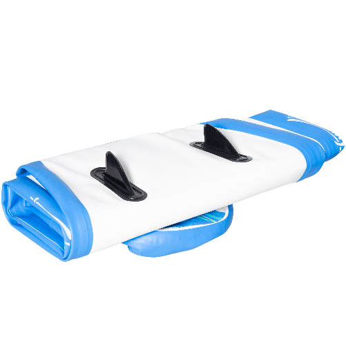 Outsunny-SUP-Gonfiabile-con-Pagaia-Zaino-di-Trasporto-e-Accessori-300x76x15cm-Blu-e-Bianco