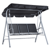 Outsunny-Dondolo-da-Giardino-a-3-Posti-in-Metallo-Tetto-Parasole-Rimovibile-e-Lavabile-Nero-e-Argento-171x108x154cm