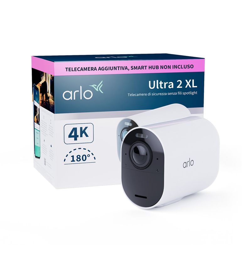 Arlo-Ultra-2-XL---Network-surveillance-camera---bullet---water-resistant---colour-Day-Night---3840-x-2160---audio---wire