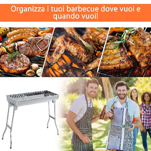 Outsunny-Griglia-BBQ-a-Carbonella-Barbecue-Portatile-e-Pieghevole-in-Acciaio-Inox-73×33×71cm