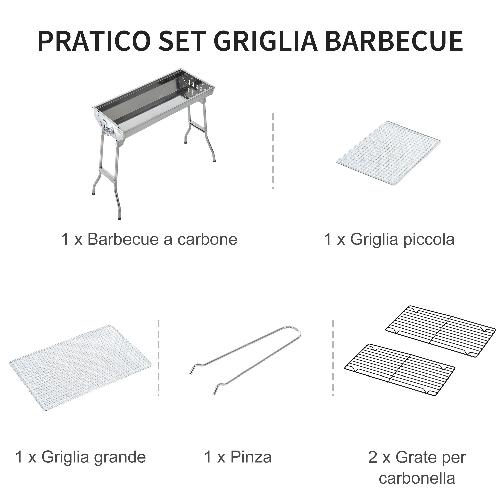 Outsunny-Griglia-BBQ-a-Carbonella-Barbecue-Portatile-e-Pieghevole-in-Acciaio-Inox-73×33×71cm