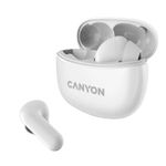 Canyon CNS-TWS5W cuffia e auricolare Wireless In-ear Chiamate/Musica/Sport/Tutti i giorni USB tipo-C Bluetooth Bianco