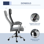 Vinsetto-Sedia-da-Ufficio-Ergonomica-Girevole-Altezza-Regolabile-e-Dondolamento-in-Tessuto-a-Rete-Grigio