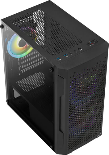 Aerocool-Trinity-Mini-Mini-Tower-Nero--AeroCool-Trinity-V2-Mini-Tower-PC-Case---Black-