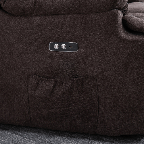 HOMCOM-Poltrona-Relax-Elettrica-e-Alzapersona-Poltrona-Reclinabile-con-Alzata-Assistita-Marrone-80x97x104cm