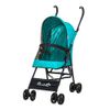 PawHut-Passeggino-per-Cani-Piccoli-Pieghevole-Ruote-Girevoli-con-Freno-in-EVA-e-Guinzaglio-di-Sicurezza-65x42x94cm-Verde