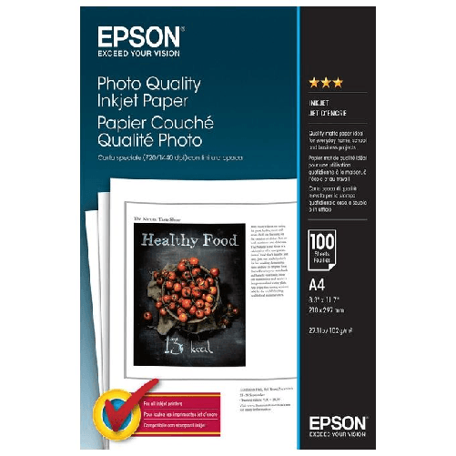 Epson-Photo-Quality-Inkjet-Paper---A4---100-Fogli