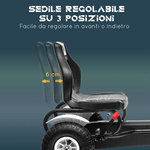 HOMCOM-Go-Kart-a-Pedali-per-Bambini-5-12-Anni-in-Plastica-e-Metallo-con-Sedile-Regolabile-e-Freno-a-Mano-121x58x61-cm