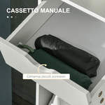 HOMCOM-Mobile-Scarpiera-Salvaspazio-con-Ripiani-e-Cassetto-per-12-Scarpe-88x30x93cm-Bianco