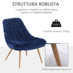 HOMCOM-Poltrona-Moderna-e-Imbottita-Poltroncina-da-Camera-con-Seduta-Extra-Large-in-Tessuto-Blu-71x85x84cm