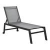 Outsunny-Lettino-Sdraio-Prendisole-in-Alluminio-e-Texteline-Schienale-Regolabile-Grigio-e-Nero-2-Ruote-169x65x102cm