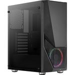 Aerocool Zauron Midi Tower Nero (Aerocool Zauron Midi Tower Tempered Glass - Black)