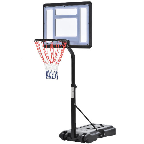 LA Canestro basket portatile con ruote altezza regolabile 160 - 210 cm