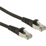 ROLINE CAT.6a S/FTP cavo di rete Nero 2 m Cat6a S/FTP S-STP (Roline CAT6A S/FTP CU LSZH Ethernet Cable Black 2m)