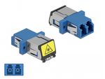 DeLOCK---Netzwerkkoppler---LC-Single-Modus--W--bis-LC-Single-Modus--W----Glasfaser---Duplex---Blau--86898-