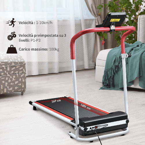 HOMCOM-Tapis-Roulant-Elettrico-Pieghevole-con-Schermo-LCD-Velocita-10km-h