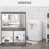 HOMCOM-Cesto-Portabiancheria-in-Vimini-con-Coperchio-e-Sacco-Interno-in-Tessuto-Lavabile-Bianco