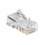 ACT AC4110 cavo di collegamento RJ45 Argento, Trasparente