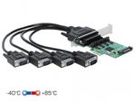 DeLOCK-Scheda-PCI-Express-a-4-x-RS-232-seriale-con-alimentazione-di-tensione---Adattatore-seriale---PCIe-a-basso-profilo