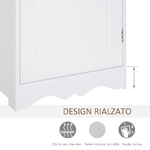 HOMCOM-Mobiletto-a-Colonna-per-Bagno-in-Legno-con-Decoro-Intaglio-Floreale-Bianco-40-x-23-x-160-cm