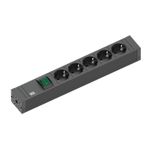 Bachmann CONNECT LINE - Cavo di prolunga - Connessioni in uscita 5 - 20 m - Nero (420.0013)